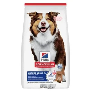 Hill's Science Plan Mature Adult 7+ Medium cordero y arroz 14 kg