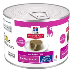 Hill's Science Plan Mature Small & Mini Mousse Vacuno (12 x 200 g)