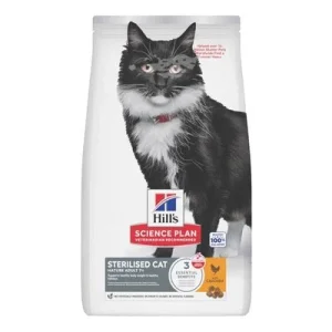 Hill's Science Plan pienso para gatos - Pack Ahorro Mature Adult Sterilised con pollo - 2 x 10 kg
