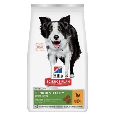 Hill's Science Plan Senior Vitality Mature Adult 7+ Medium con pollo 14 kg