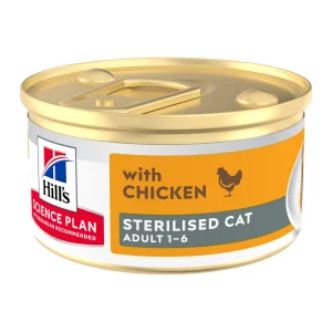 Hill's Science Plan Feline Sterilised Adult Premium Mousse - Pollo