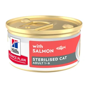 Hill's Science Plan Feline Sterilised Adult Premium Mousse - Salmón