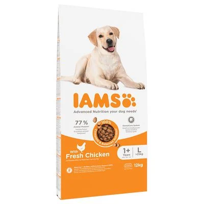 IAMS Advanced Nutrition 12 kg pienso para perros en oferta: 10 + 2 ¡gratis! Adult Large Dog con pollo