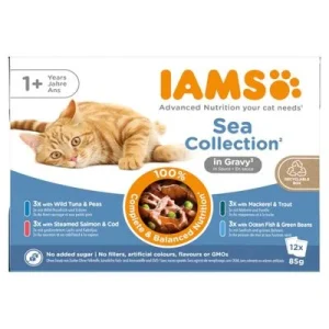 IAMS Advanced Nutrition 48 x 85 g comida húmeda en oferta: 36 + 12 ¡gratis! Adult Sea Mix en salsa