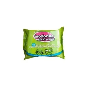 Inodorina Toallitas Pocket de Paseo al Talco 15ud