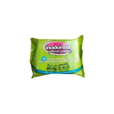 Inodorina Toallitas Pocket de Paseo al Talco 15ud