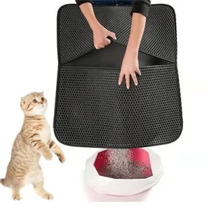 IntiMeg Alfombrilla para arenero de gato Talla única: 55×75 cm