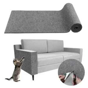 IntiMeg Alfombrilla rascadora multiusos para gatos Gris claro 30*100cm