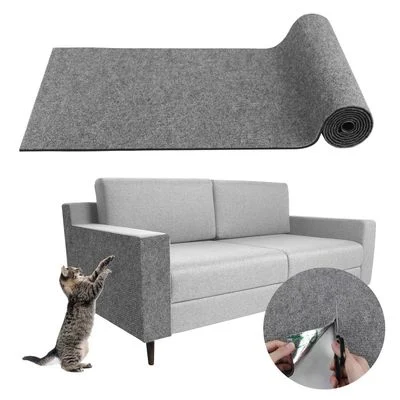 IntiMeg Alfombrilla rascadora multiusos para gatos Gris claro 30*100cm