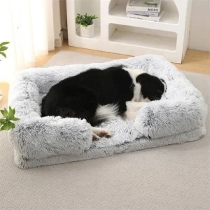 IntiMeg Cama rectangular para perros 80X53X15CM