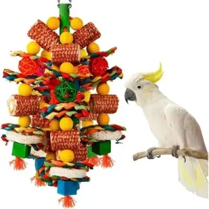 IntiMeg Juguetes para loros grises africanos, guacamayos y cacatúas Artículo 1