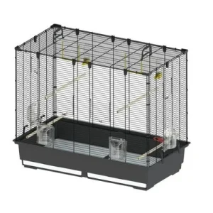Jaula Ferplast Piano 6 para pájaros Marrón/negro: 87 x 46,5 x 70 cm (L x An x Al)