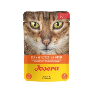 Josera Sopa para Gato Pollo con Zanahoria y Espinaca