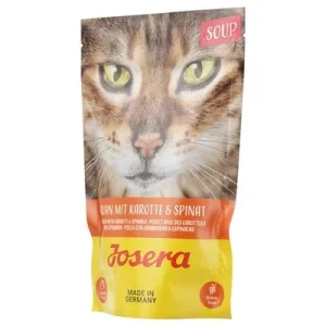 Josera Soup 16 x 70 g Pollo con zanahoria y espinacas