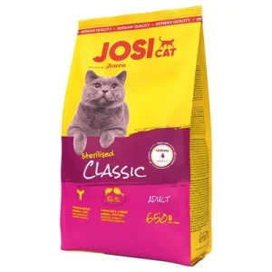 JosiCat Sterilised Classic con salmón pienso para gatos 650 g