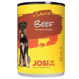 JosiDog Comida húmeda en salsa 12 x 415 g Vacuno