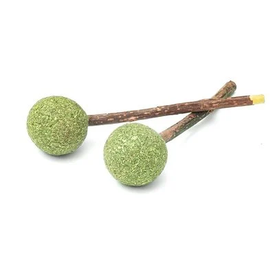 Juguete dental Aumüller con silver vine y catnip para gatos 2 uds.