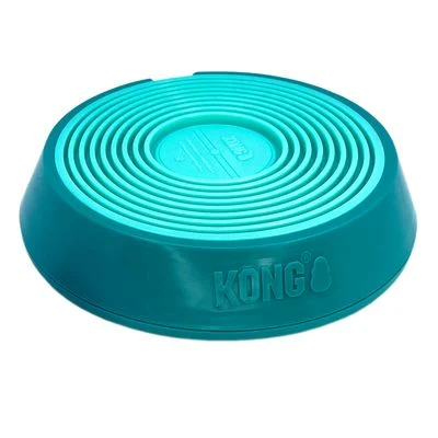 Juguete KONG Licks Spinz para perros Azul-verdoso, tamaño L: aprox. 20,3 x 4,5cm (Diám x Al)