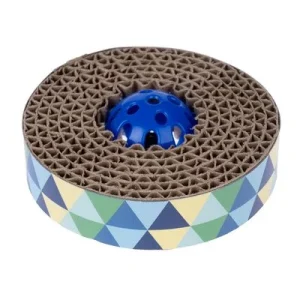 Juguete zooplus Basics Spin & Scratch para gatos 10 x 4 cm (Diám x Al)