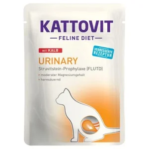 Kattovit Feline Urinary 24 x 85 g en sobres - Pack Ahorro Ternera