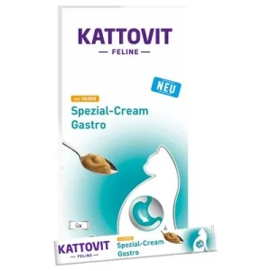 Kattovit Gastro crema especial para gatos con problemas digestivos Pollo (6 x 15 g)