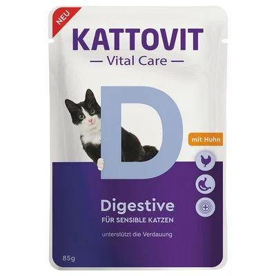 Kattovit Vital Care Digestive con pollo en bolsitas 85 g