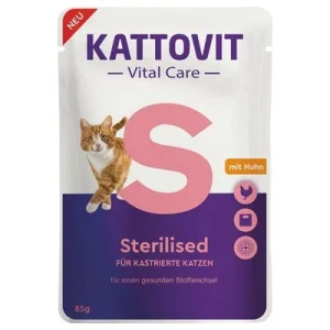 Kattovit Vital Care Sterilised con pollo en bolsitas 85 g