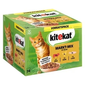 Kitekat en bolsitas 24 x 85 g Pack mixto en gelatina