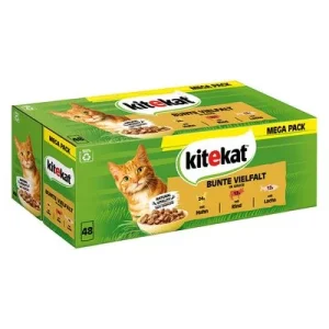 Kitekat en bolsitas 48 x 85 g / 100 g - Pack Ahorro Pack mixto en salsa (48 x 85 g)