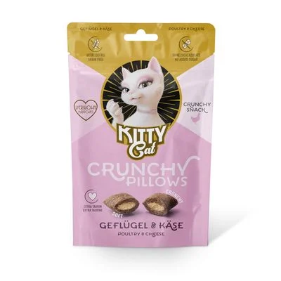 KITTY Cat snacks crujientes con ave y queso 60 g
