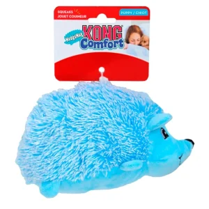 KONG Comfort Hedgehud Blue Dog Toy For Puppy