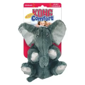 KONG Comfort Kiddos elefante de peluche para perros XS: 10 x 13 x 15 cm (L x An x Al)