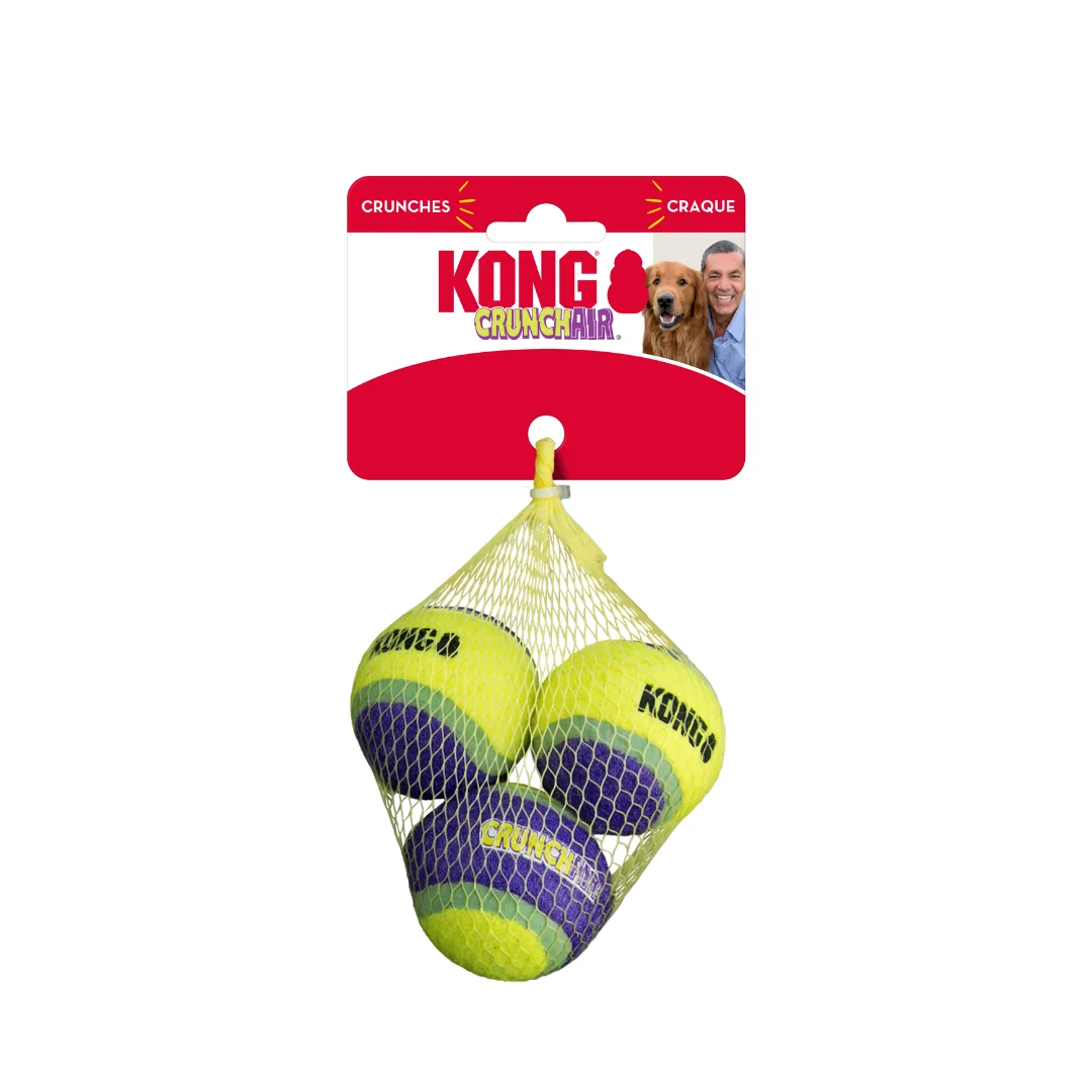 KONG CRUNCH AIR BALL – 3 UNIDADES