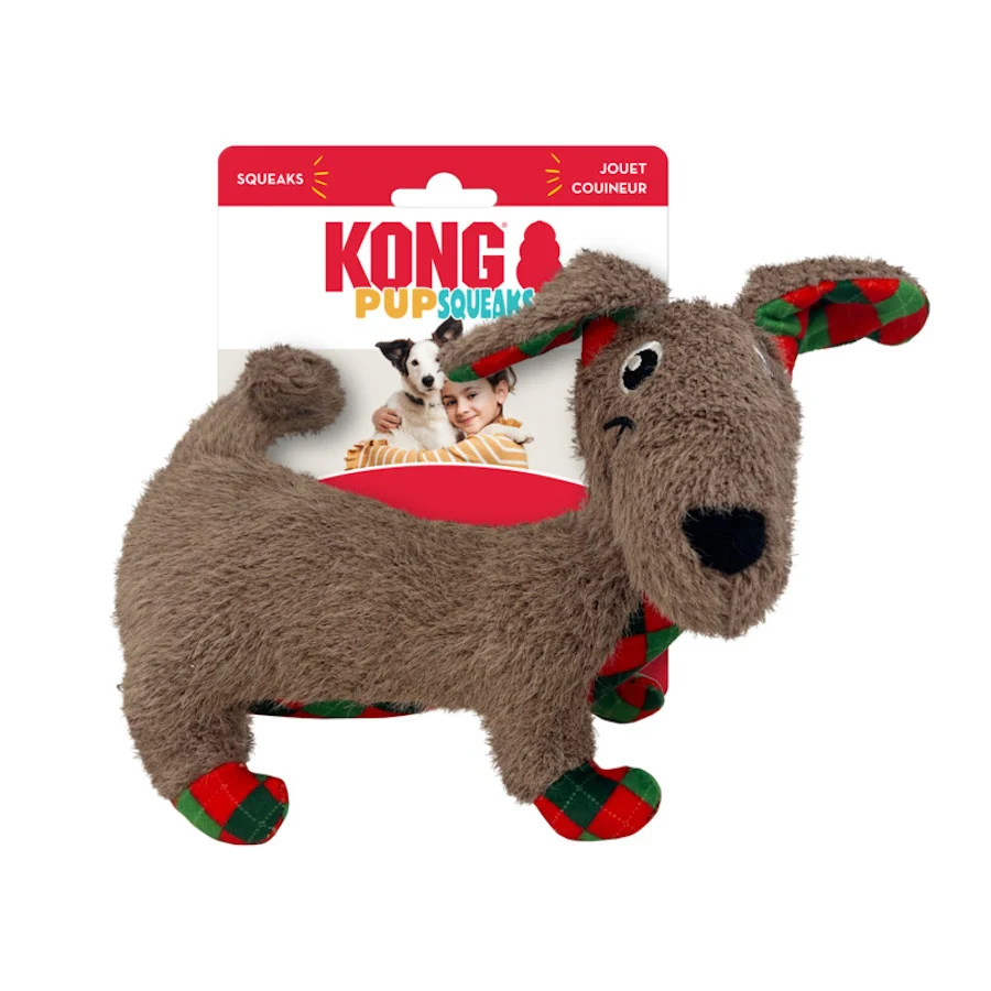 Kong Holiday PupSqueaks Perro de peluche para perros - Image 2