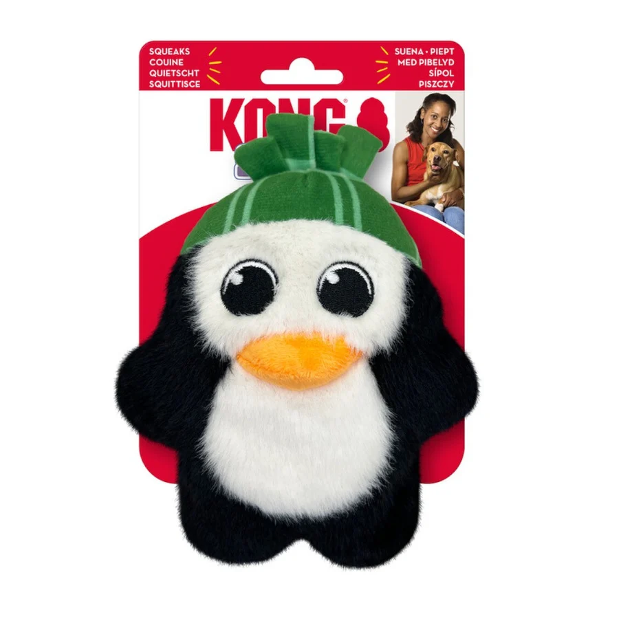 Kong Holiday Snuzzles Pingüino de Peluche para perros - Image 2