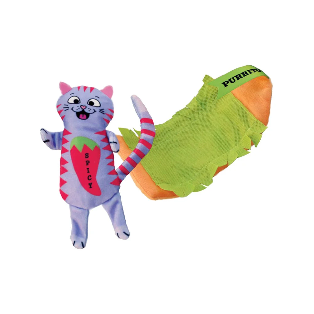 KONG Pull-a-Partz Purrito - Image 2