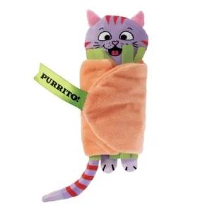 KONG Pull-A-Partz Purrito juguete con catnip para gatos 1 unidad