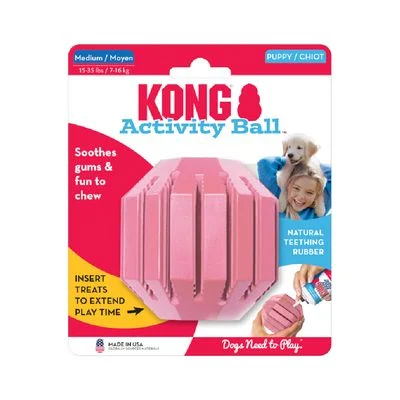 KONG Puppy Activity Ball M: 7,6 cm (Diám)