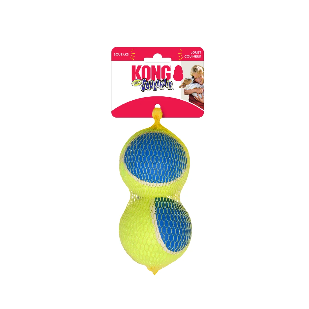 KONG SQUEAK AIR ULTRA BALLS LARGE X 2 UNIDADES