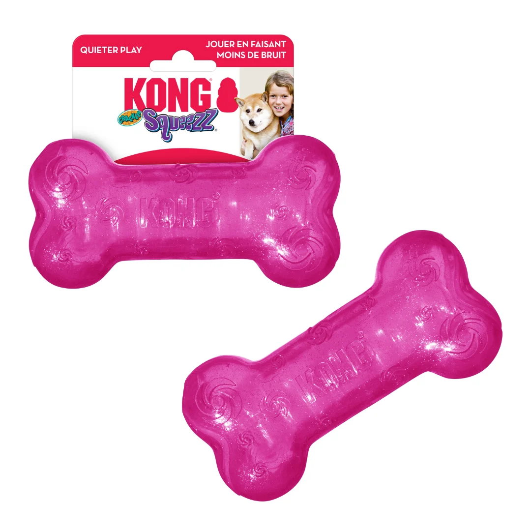 KONG SQUEEZZ CRACKLE BONE - Image 2