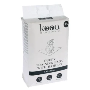 kooa empapadores con bambú para perros Medianos: 45 x 30 cm (L x An) - 30 uds.