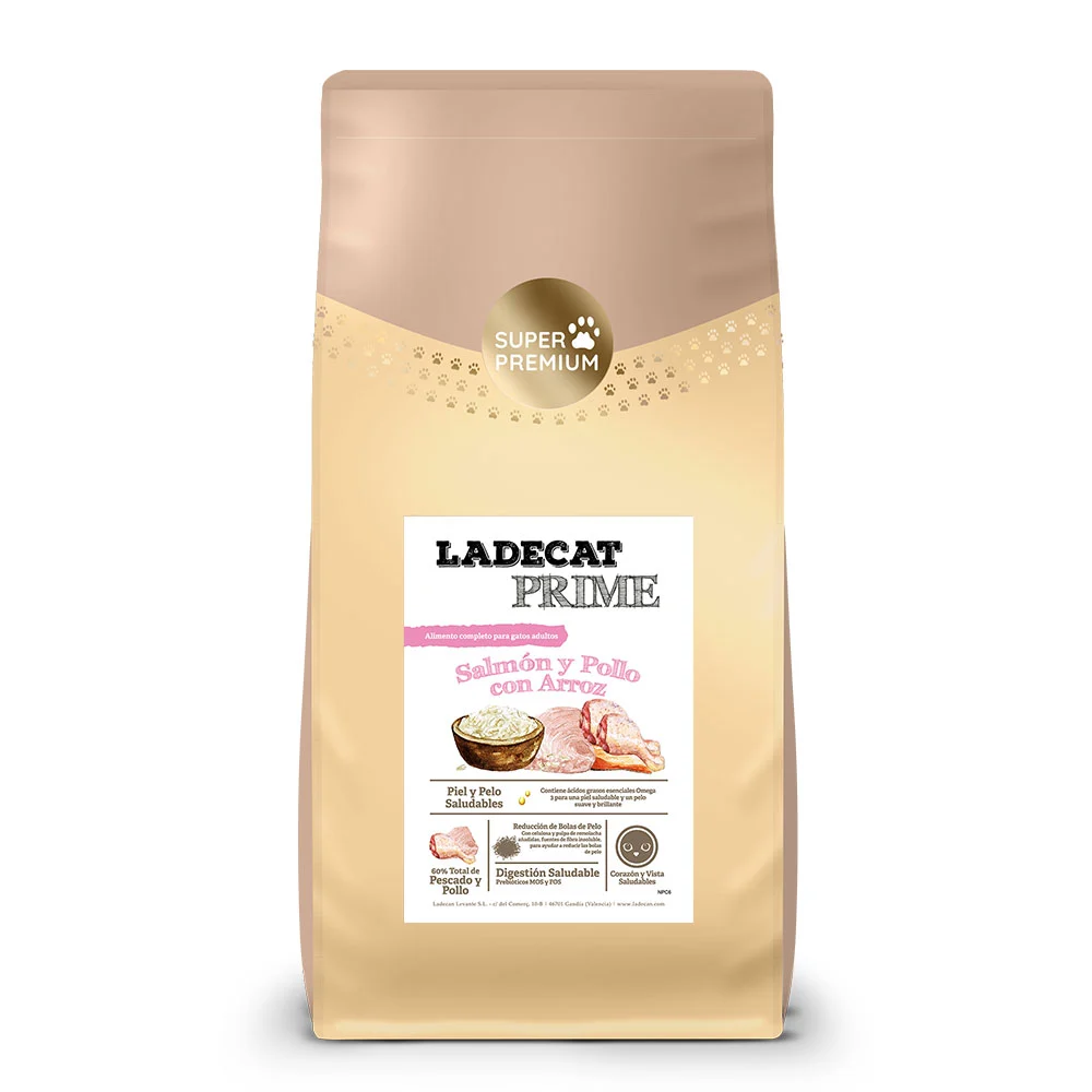 Ladecat Prime Salmón y Pollo con arroz