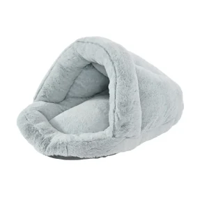 Leeby Cama Zapatilla Gris para gatos