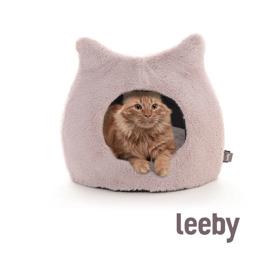 Leeby Iglú Anti Estrés Rosa para gatos - Image 2
