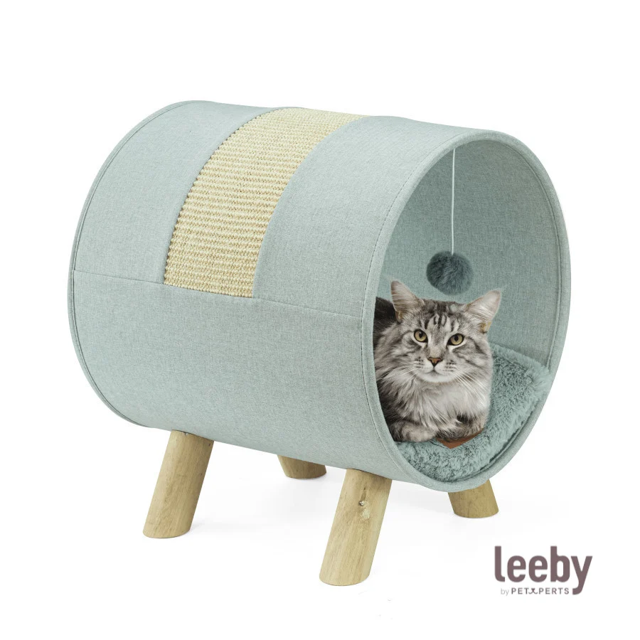 Leeby Saffira cama con rascador y juguete para gatos - Image 2