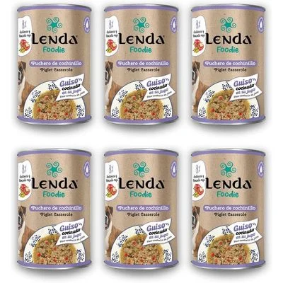 Lenda Foodie Puchero de Cochinillo para Perros 6 x 380 g