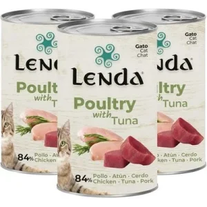 Lenda Paté para Gatos Aves de Corral y Atún 3 x 400 g