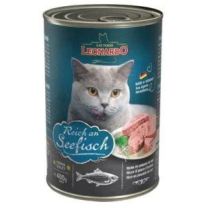 Leonardo All Meat 6 x 400 g Rico en pescado marino