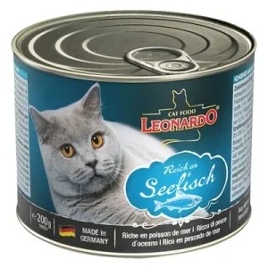 Leonardo All Meat 6 x 200 g Rico en pescado marino