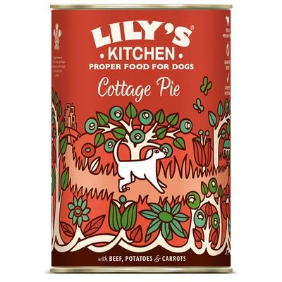 Lily's Kitchen Dinner 6 x 400 g para perros Vacuno con patatas y zanahoria